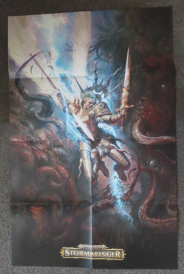 Yndrasta The Celestial Spear A1 Poster Warhammer Age of Sigmar Stormcast Eternal