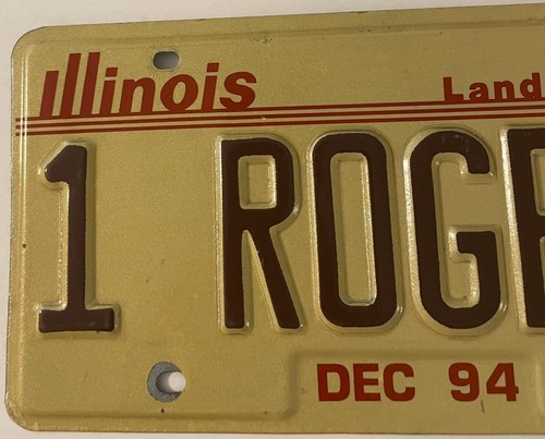 1 ROGER Vanity License Plate Illinois AV - 第 2/4 張圖片
