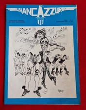 CALCIO SS LAZIO: il BIANCAZZURRO anno I nr. 4 del 1976 + Poster di Felice PULICI