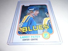 1981-82 OPC /  303 LARRY PATEY  ST-LOUIS BLUES