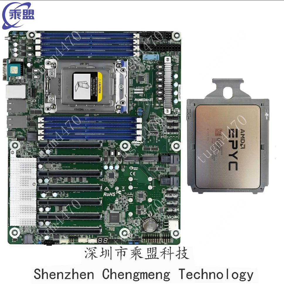 ASRock ROMED8-2T+AMD EPYC 7513 32cores 64threads