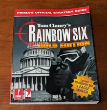 Vintage Prima Tom Clancys Rainbow Six Gold Edition Strategy Guide PC Eagle Watch