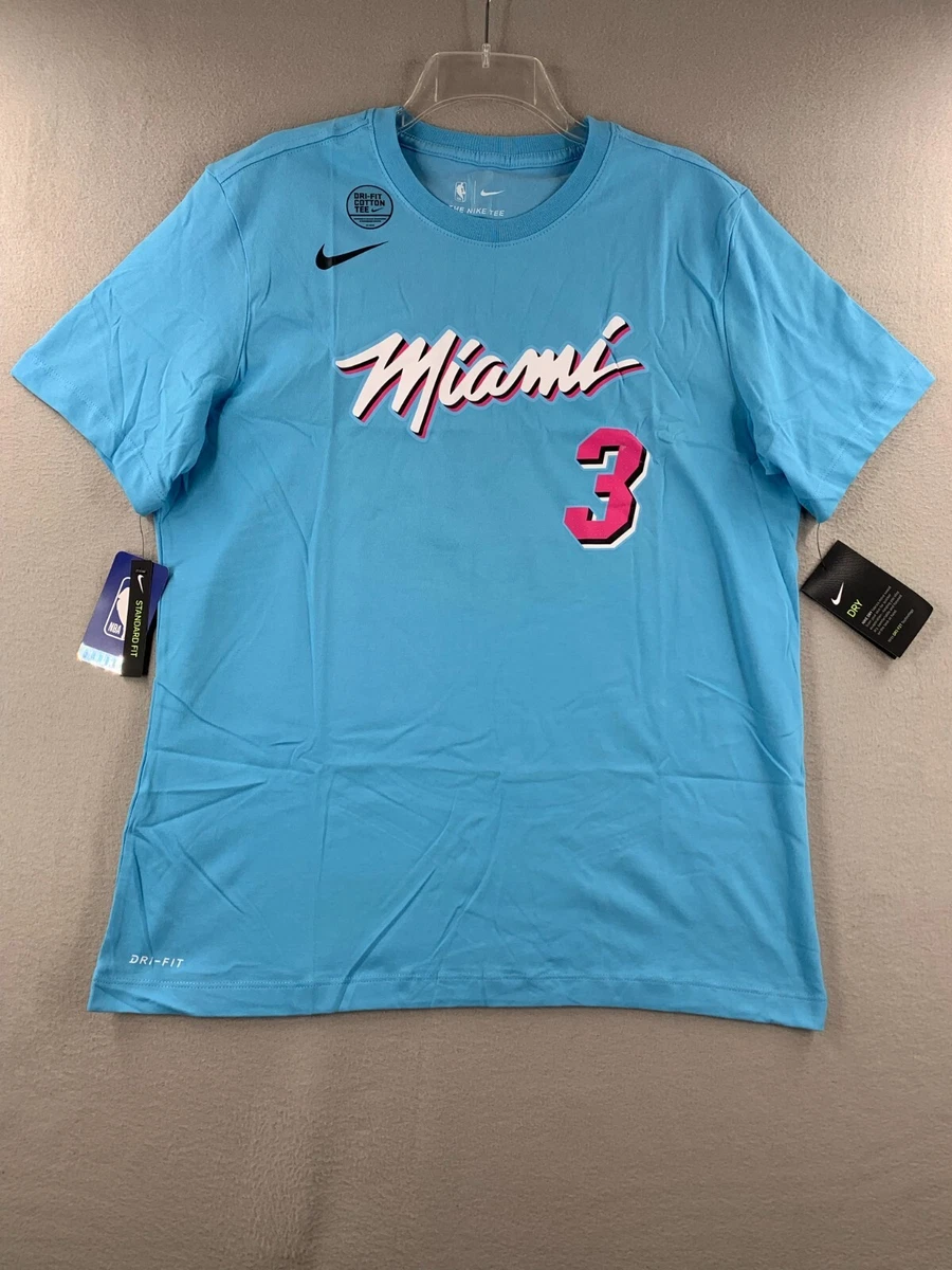 Dwyane Wade Miami Heat Nike City Edition Player Name Number Shirt