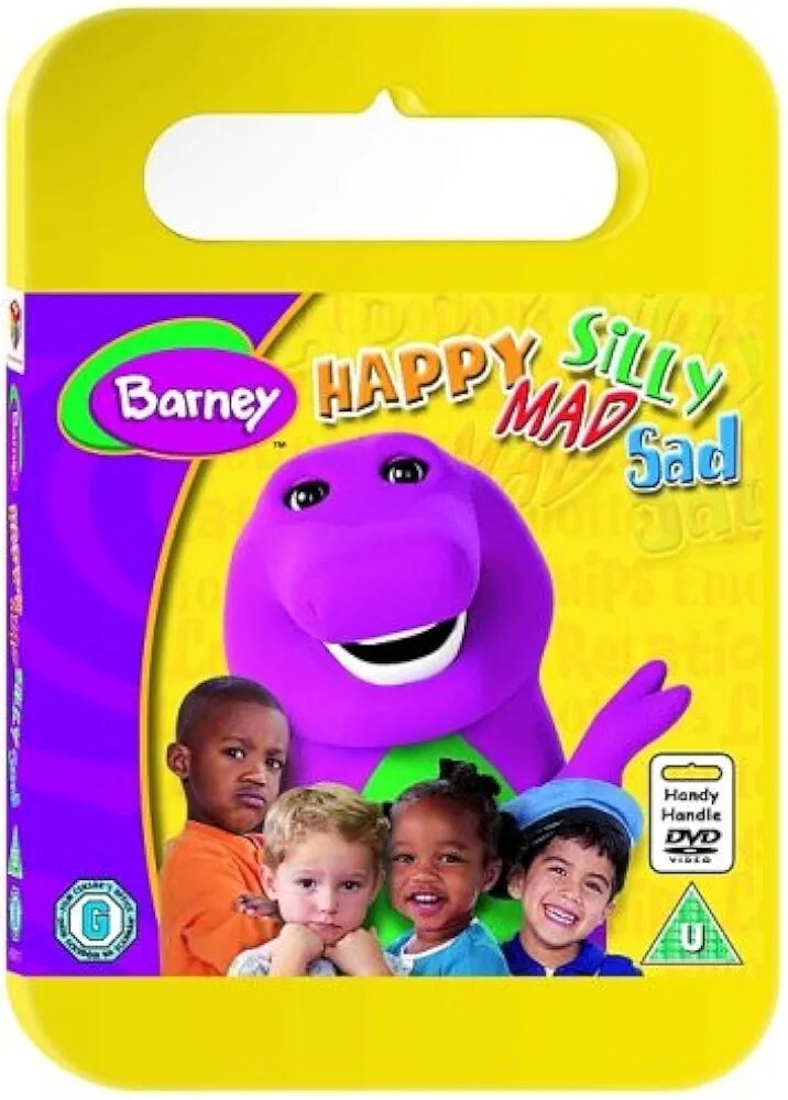 BARNEY HAPPY MAD SILLY SAD DVD NEW SEALED + FREE UK POST #250LL