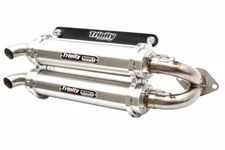 2015-2023 Polaris RZR XP1000 Trinity Racing Stage 5 Slip on Exhaust Brushed XP4