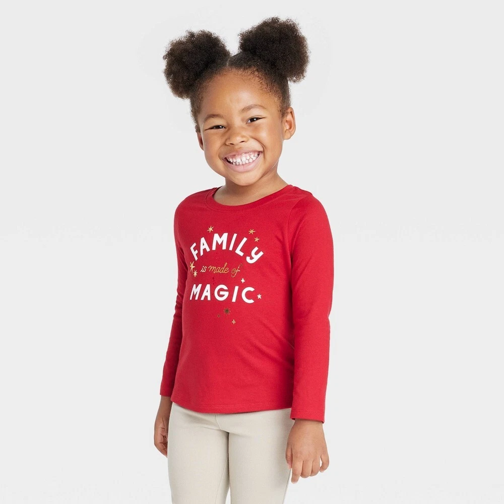 red toddler long sleeve shirt