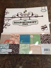 NEW NEVER USED DCWV Mainstreet STACK 48 Sheets 12  x12  Scrapbooking/Paper Cra