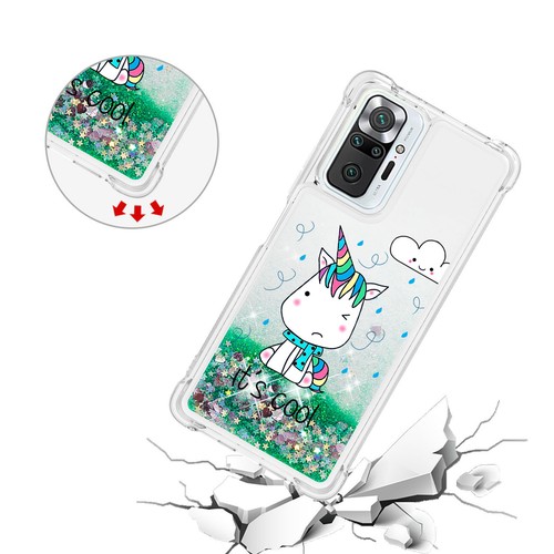 For Xiaomi 13 Lite Redmi Note 12 11 Moving Bling Liquid Glitter Phone Case Cover - Zdjęcie 64 z 80