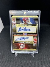 Marketplace image: Jalen Milroe Jackson Arnold Pro Set Dynamic Dual Auto 1/1 Superfractor Alabama