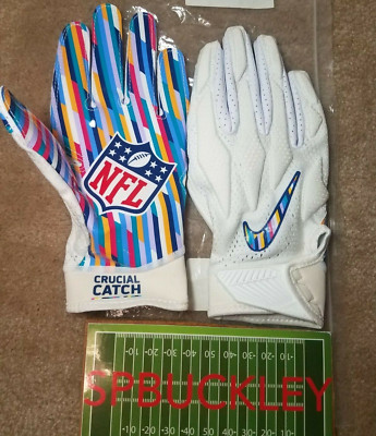 NIKE SUPERBAD 4.5 NFL CRUCIAL CATCH PADDED FOOTBALL GLOVES, 3XL, NEW