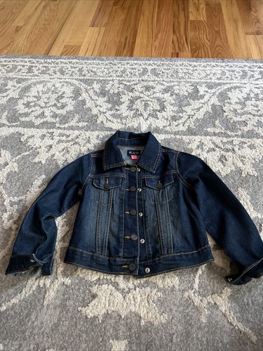 Place Kids Denim Blue jean Jacket Size 5-6 Girls