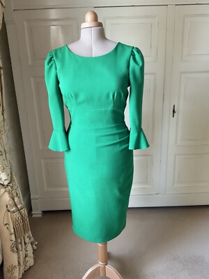 Emerald Green Bodycon Midi Dress, Size 10, Stunning | eBay UK Emerald Green Bodycon Midi Dress, Size 10, Stunning | eBay UK