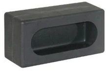 Buyers Products LB383P, Single Oval Light Box Black Polyethylene