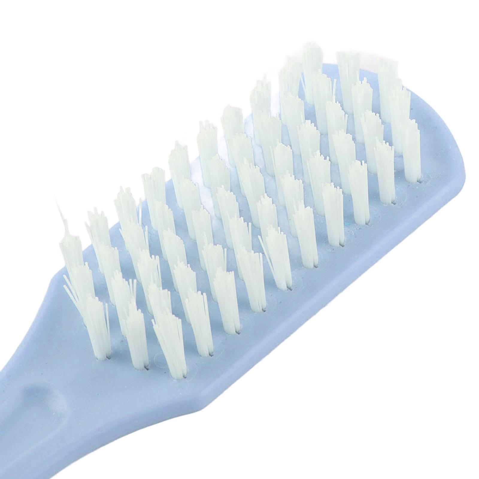 Multi Purpose Blue Nylon Bristle Shoe Cleaning Brush Scrubber Tool