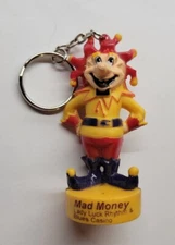Lady Luck Rhythm & Blues Casino Mad Money Jester Keychain