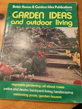 Vintage Better Homes and Garden Garden Ideas and Outdoor Living Magazine 1972 