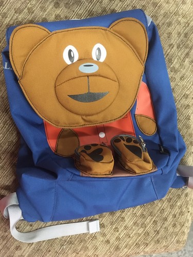 L.L. Bean Blue Pal Pack Bear backpack 