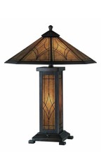 Lite Source Dark Bronze 2 Light Table Lamp fr...