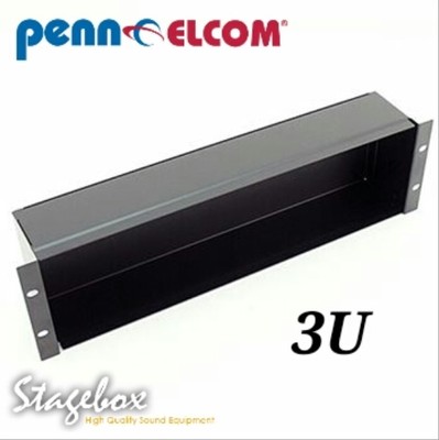 Penn Elcom 3U Plain Rack Panel Back Box R2680-3U