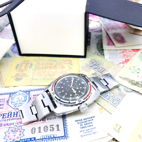 π Raro subacqueo automatico ministeriale Vostok Amphibia 2416 Wostok Barrel ... - Foto 12 di 15