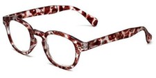 Calabria 4376 Vintage Retro Classic Reading Glasses Matching Case Red 4.5