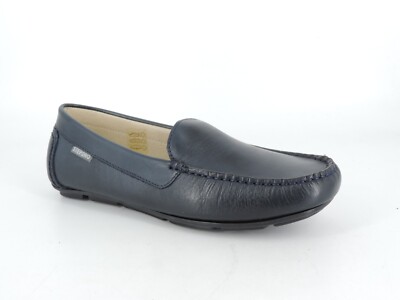 Step2Wo London Brady Navy Leder Loafer Größe UK 5 EUR 38 UVP 62£ CR56