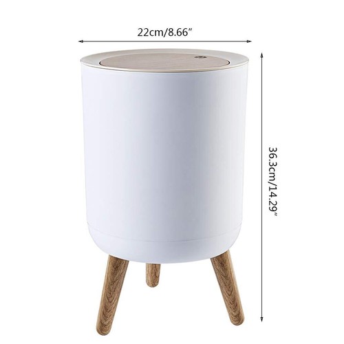 Nordic Press Lidded Recycling Bin Kitchen Rubbish Dustbin Dog-Proof Waste Can UK - Picture 7 of 10