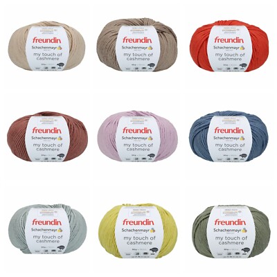 freundin-Schachenmayr- my touch of cashmere - Garn-50g -LL 116,5m(17,00 /100g)