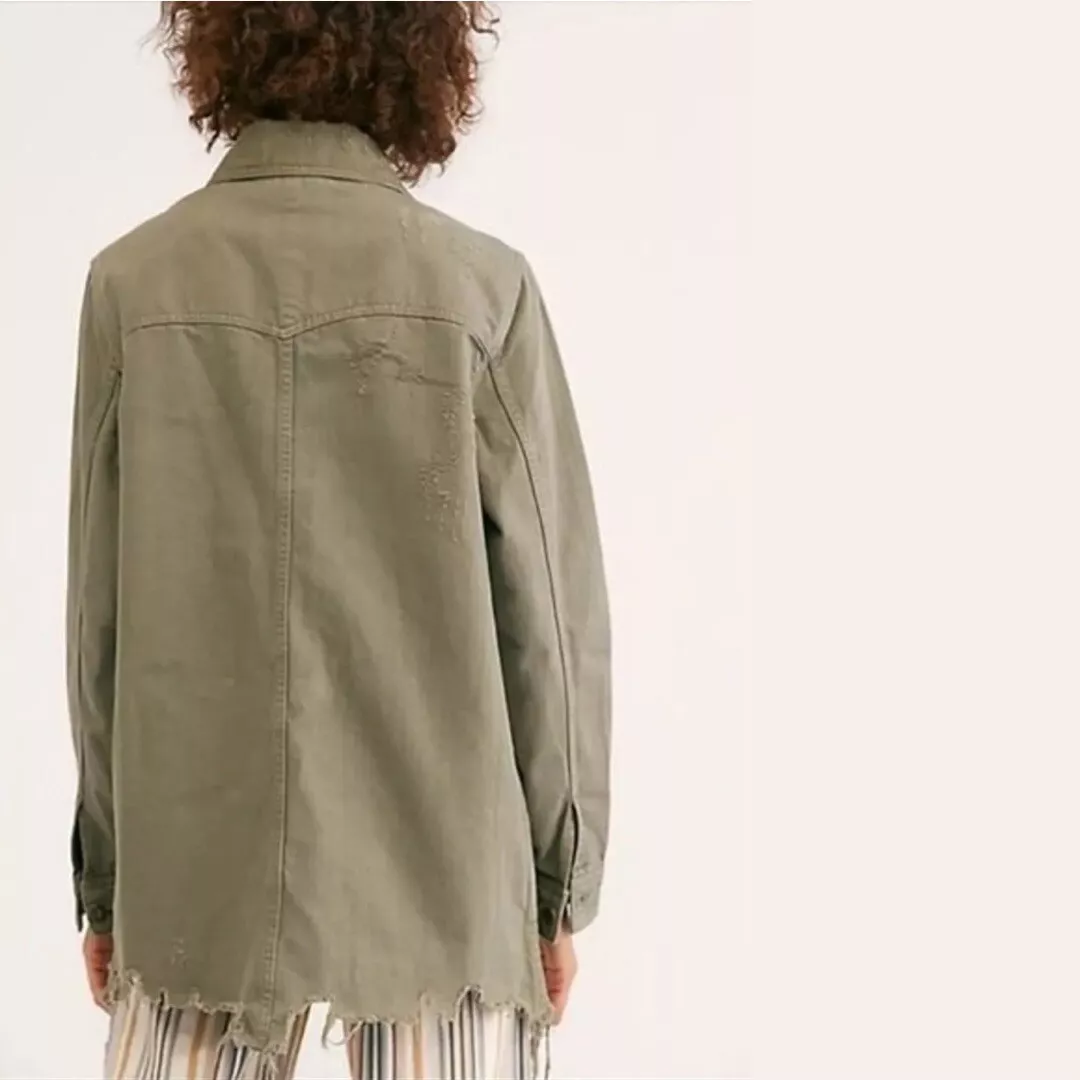 Free people clearance moonchild denim shirt