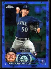 BRYCE MILLER 2023 TOPPS CHROME UPDATE SAFFIRE RC REFRACTOR PARALLEL