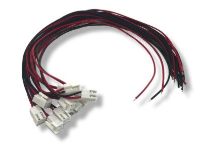 JST VH 3.96mm 2-Pin Connector Wire 30cm for DIY CNC Electric LED PCB Board 10pcs