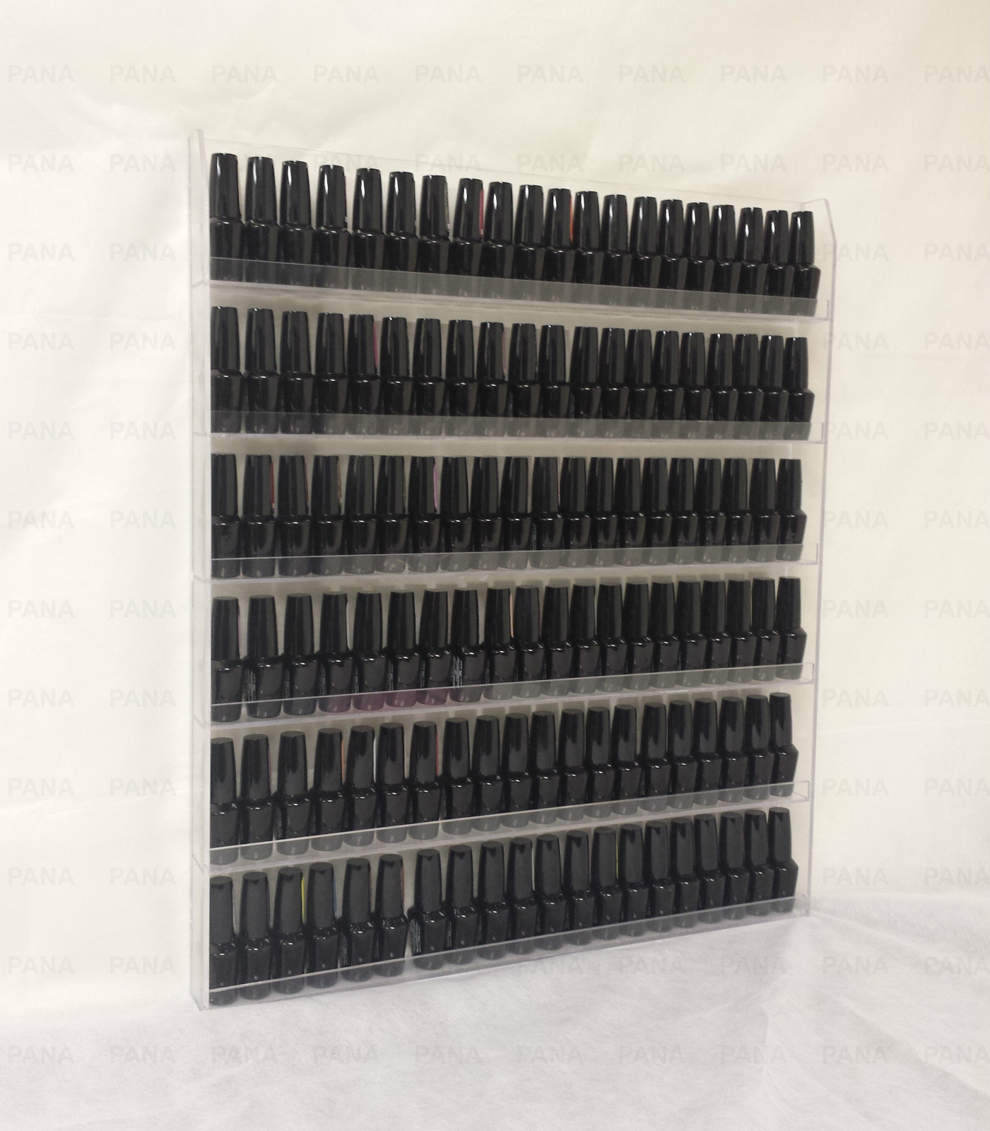 Acrylic Clear Nail Polish Station Display Wall Hang Rack Hold 90 to 120