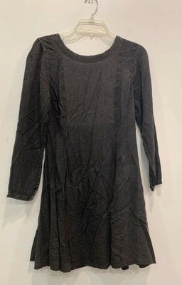 Neuw Nieuwlandstraat Dress Black Dye Mini Sleeveless Gray White Size Small  | eBay