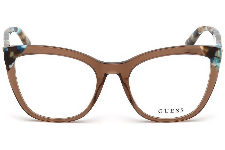 GUESS GU2674 Brown 045 Plastic Cat Eye Optical Eyeglasses Frame 53 19 guess-gu2674-brown-045-plastic-cat-eye-optical-eyeglasses-frame-53-19