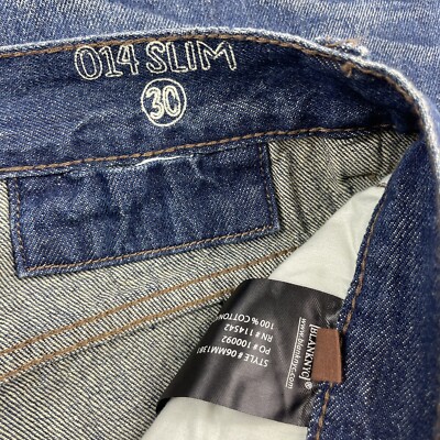 BLANKNYC Blue Slim Fit Mens Jeans Size 30x32 Distressed NWT | eBay