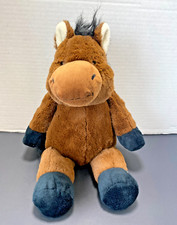Ganz Cuddledo Horse Plush Stuffed Animal Brown Black Soft Cuddles