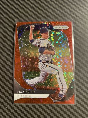 Max Fried 2020 Panini Prizm Quick Pitch Baseball Red Donut Circles