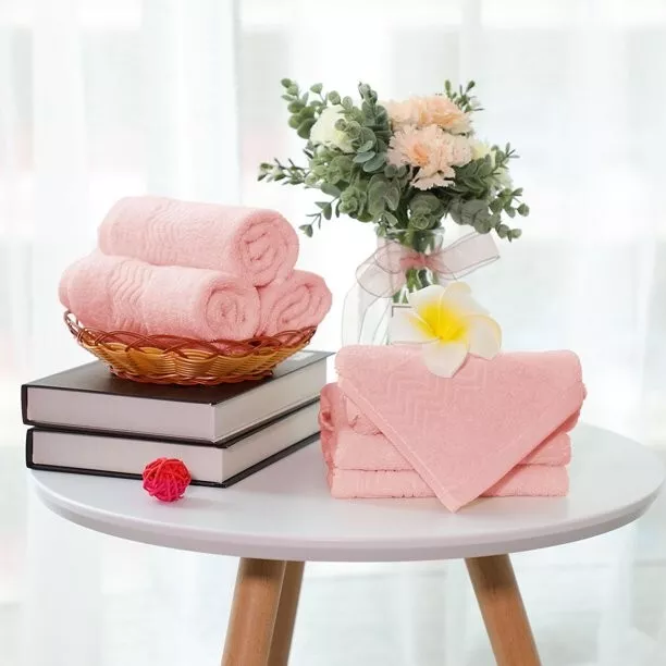 Pink face towels sale