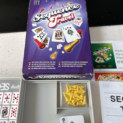 Sequence Travel Nordic Games 2004 Complete Box Sealed cards/counters