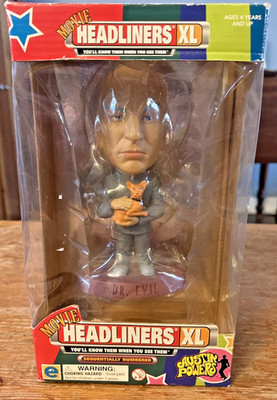 Dr. Evil Figure Austin Powers Movie Headliners XL 1999 New Line Statue