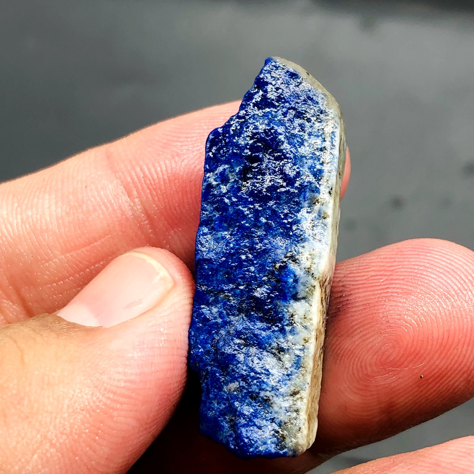 lapis lazuli Natural A+ Quality rough Madani  stone Raw With Pyrite    L905  12g