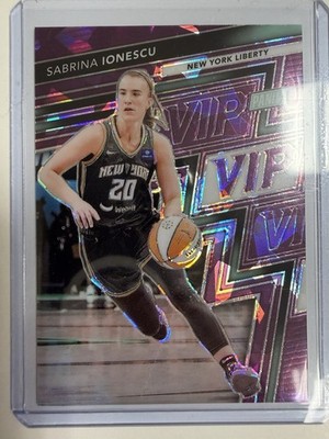 Sabrina Ionescu 1/50 2025 Panini National VIP Gold Pack Purple Ice Prizm 1st