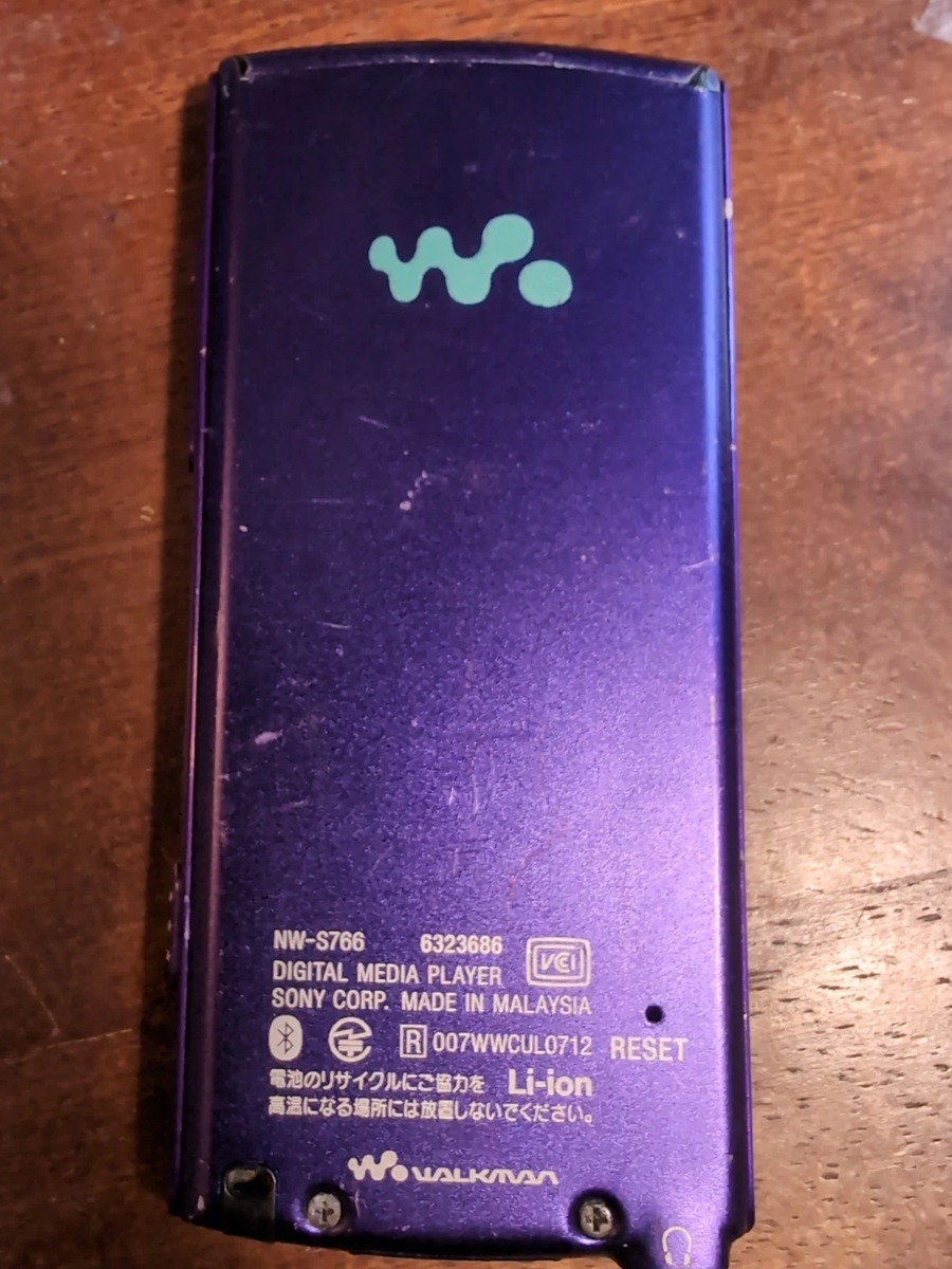 Sony Walkman NW-S766 32GB Digital MP3 Player Purple New Battery | eBay