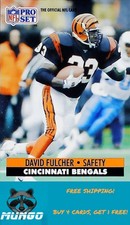1991 Pro Set #113 David Fulcher Cincinnati Bengals