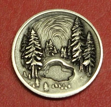 HOBO Nickel Hidden Forrest Cave Made from a Real US Nickel