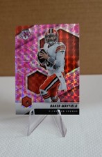 2021 Panini Mosaic - Baker Mayfield 52 Camo Pink Mosaic Prizm