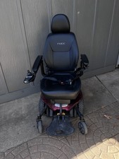 Pride Powerchair Mobility Scooter Joystick Control Padded Armrest Black/Red