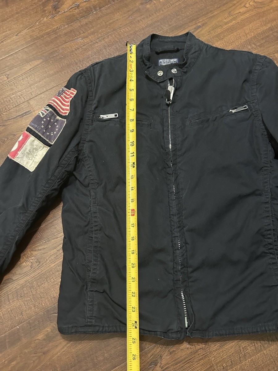 Vintage RL Ralph Lauren Polo Jeans Company jacket 67 patches