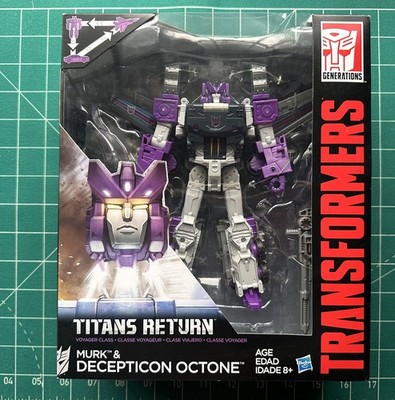 TRANSFORMERS GENERATIONS TITANS RETURN VOYAGER MURK AND OCTONE! Sealed! Unused!
