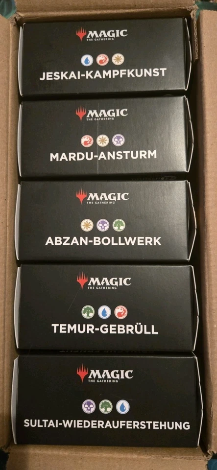 MTG Tarkir: Drachensturm Commander Deck - Deutsch - Set (alle 5 Decks) DEUTSCH  - Bild 2 von 2